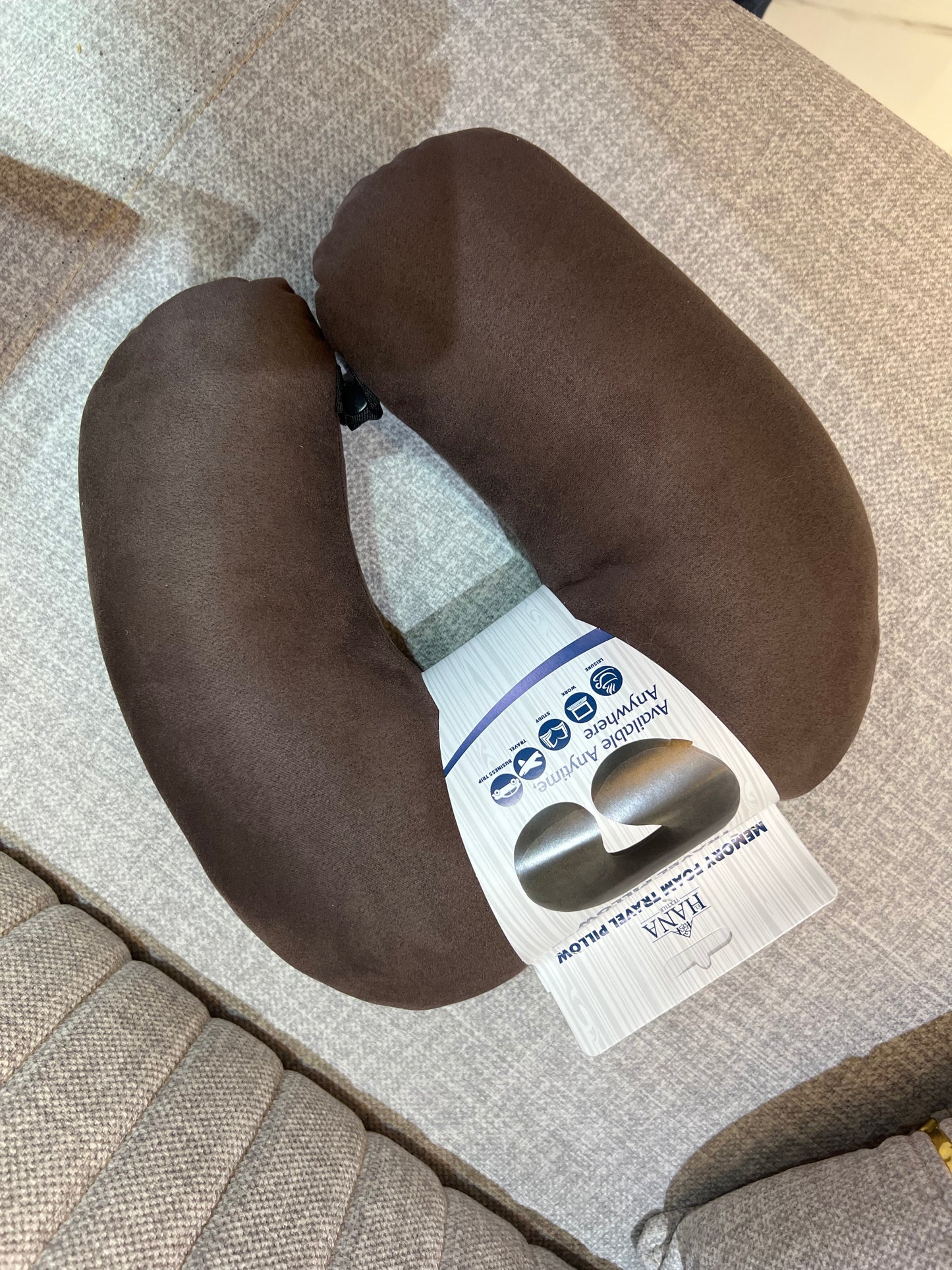 وسادة سفر فاخرة للرحلات الطويلة – Coussin ergonomique pour les trajets
